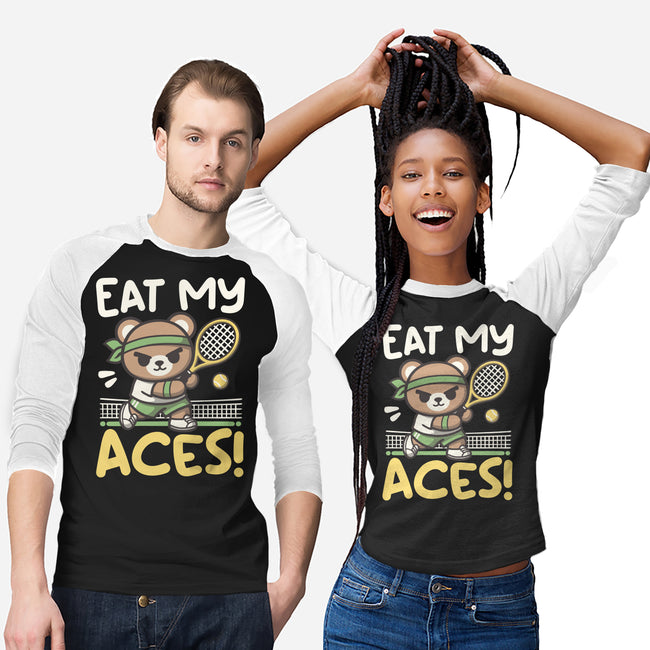 Eat My Aces-Unisex-Baseball-Tee-NemiMakeit