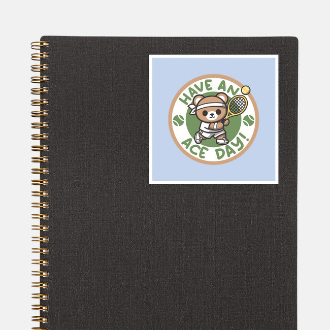 Have An Ace Day-None-Glossy-Sticker-NemiMakeit