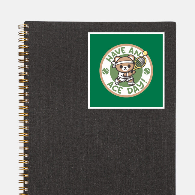 Have An Ace Day-None-Glossy-Sticker-NemiMakeit