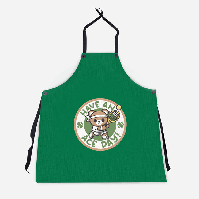 Have An Ace Day-Unisex-Kitchen-Apron-NemiMakeit