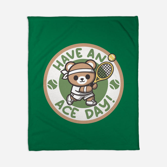 Have An Ace Day-None-Fleece-Blanket-NemiMakeit