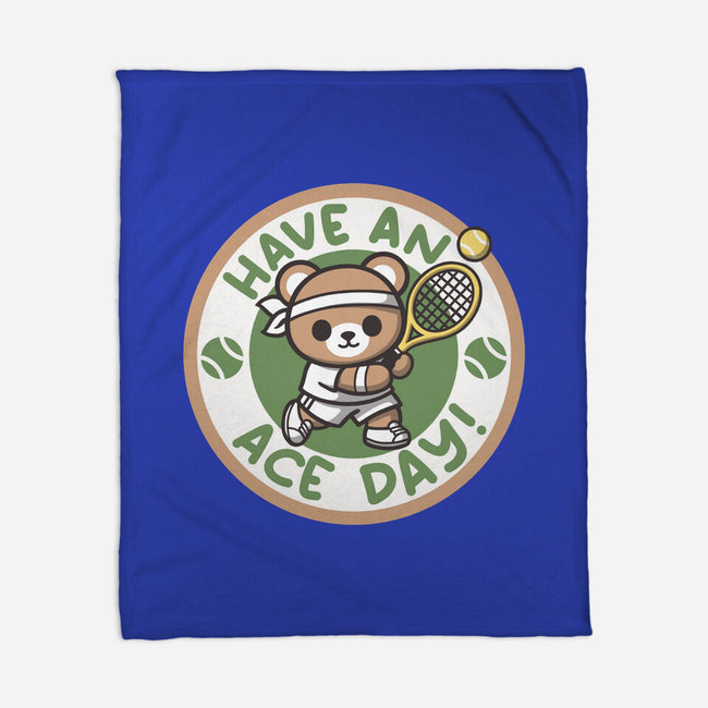 Have An Ace Day-None-Fleece-Blanket-NemiMakeit