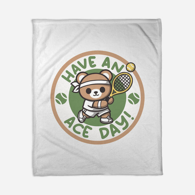 Have An Ace Day-None-Fleece-Blanket-NemiMakeit