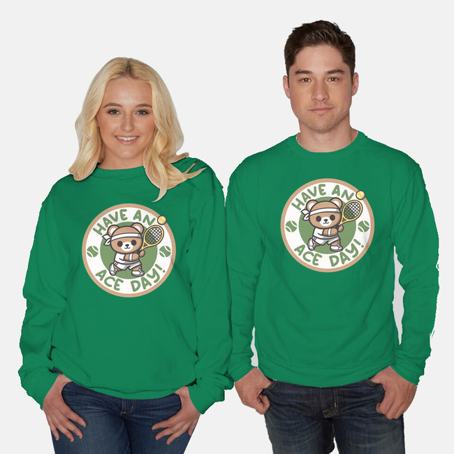Have An Ace Day-Unisex-Crew Neck-Sweatshirt-NemiMakeit