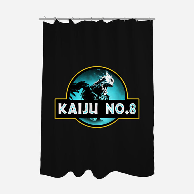 Kaiju Number Eight-None-Polyester-Shower Curtain-Wookie Mike