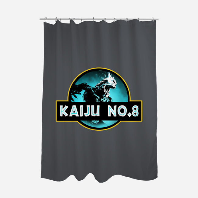 Kaiju Number Eight-None-Polyester-Shower Curtain-Wookie Mike