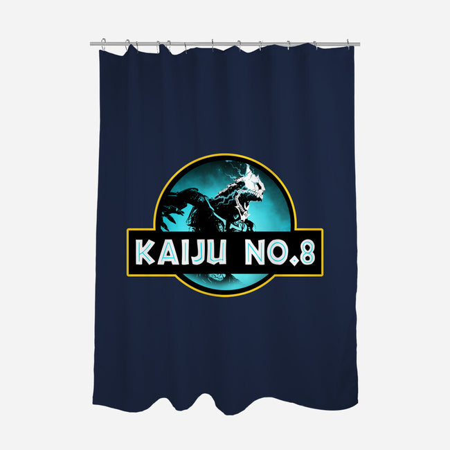 Kaiju Number Eight-None-Polyester-Shower Curtain-Wookie Mike