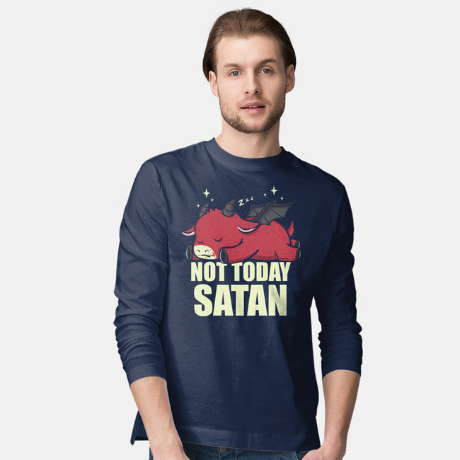 Please Not Today-Mens-Long Sleeved-Tee-turborat14