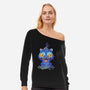My Little Derpy Purr-Womens-Off Shoulder-Sweatshirt-Geekydog