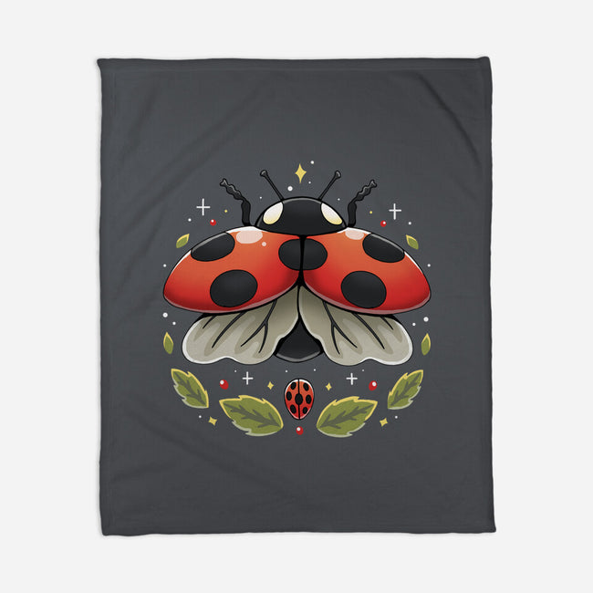 Ladybug Magic-None-Fleece-Blanket-Vallina84