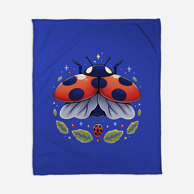 Ladybug Magic-None-Fleece-Blanket-Vallina84