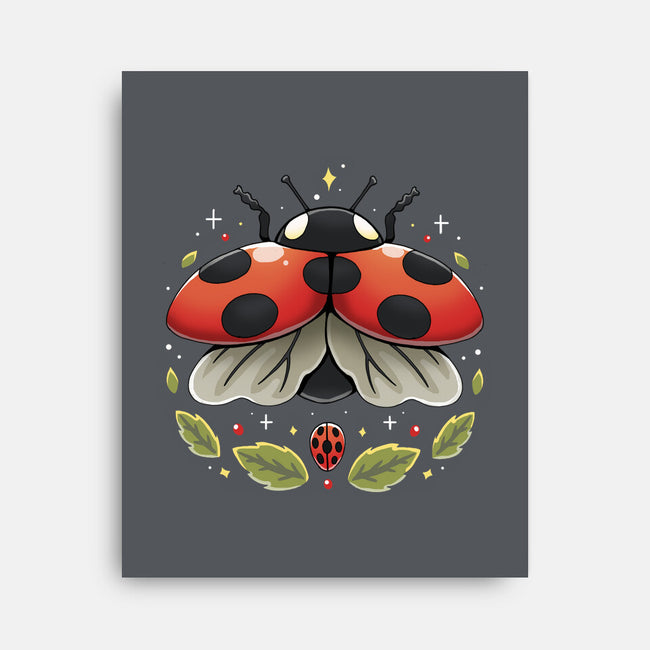 Ladybug Magic-None-Stretched-Canvas-Vallina84