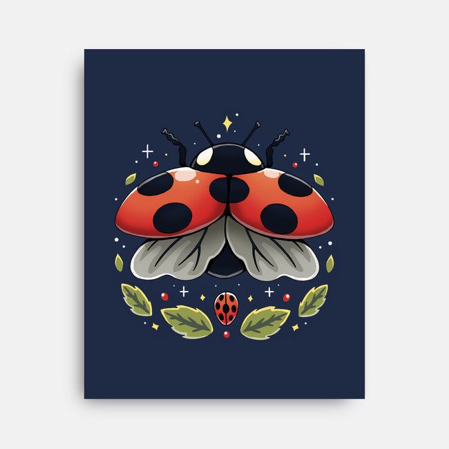 Ladybug Magic-None-Stretched-Canvas-Vallina84