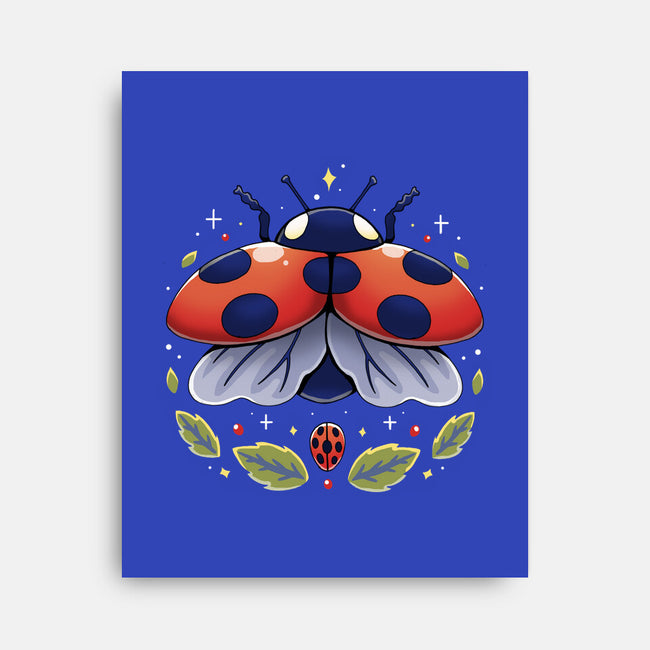 Ladybug Magic-None-Stretched-Canvas-Vallina84