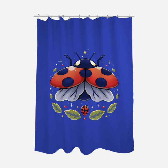 Ladybug Magic-None-Polyester-Shower Curtain-Vallina84