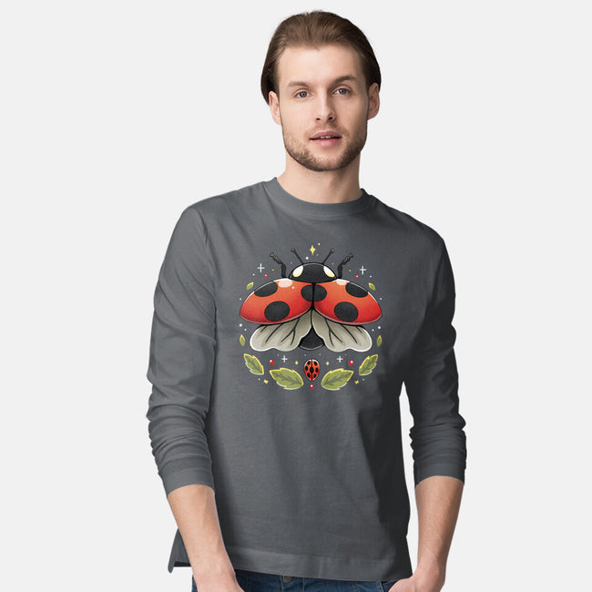 Ladybug Magic-Mens-Long Sleeved-Tee-Vallina84