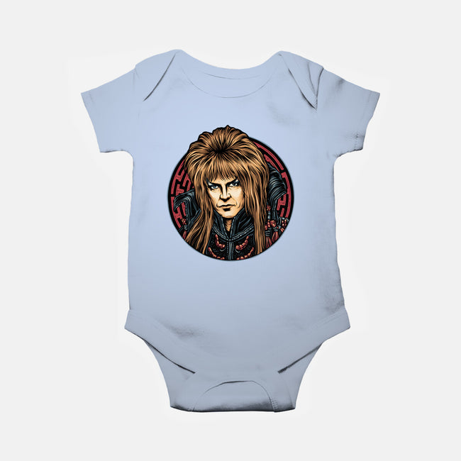 King Of The Maze-Baby-Basic-Onesie-glitchygorilla