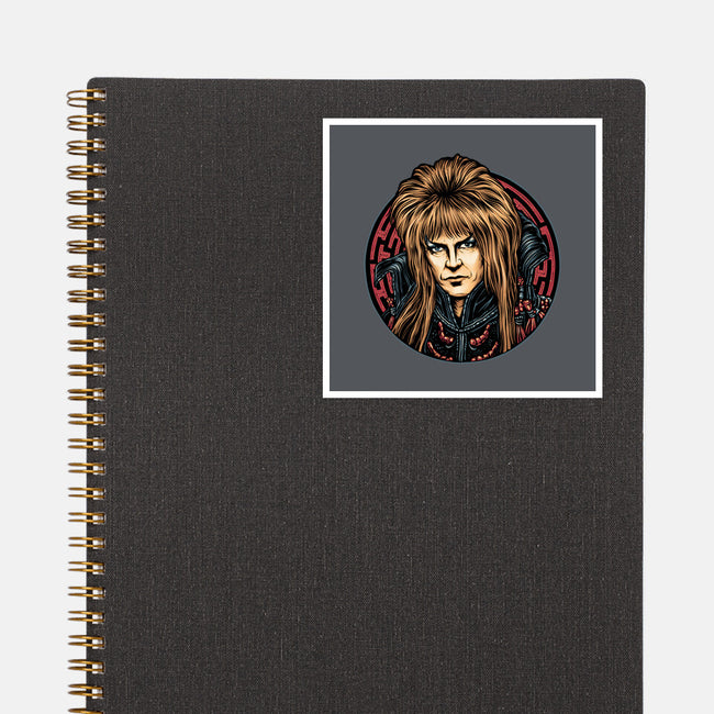 King Of The Maze-None-Glossy-Sticker-glitchygorilla