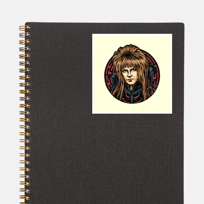 King Of The Maze-None-Glossy-Sticker-glitchygorilla