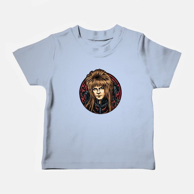 King Of The Maze-Baby-Basic-Tee-glitchygorilla