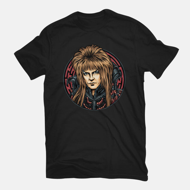 King Of The Maze-Womens-Fitted-Tee-glitchygorilla