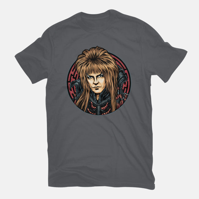 King Of The Maze-Womens-Fitted-Tee-glitchygorilla