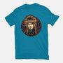 King Of The Maze-Womens-Fitted-Tee-glitchygorilla