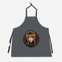 King Of The Maze-Unisex-Kitchen-Apron-glitchygorilla