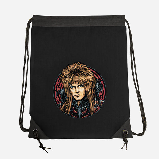 King Of The Maze-None-Drawstring-Bag-glitchygorilla