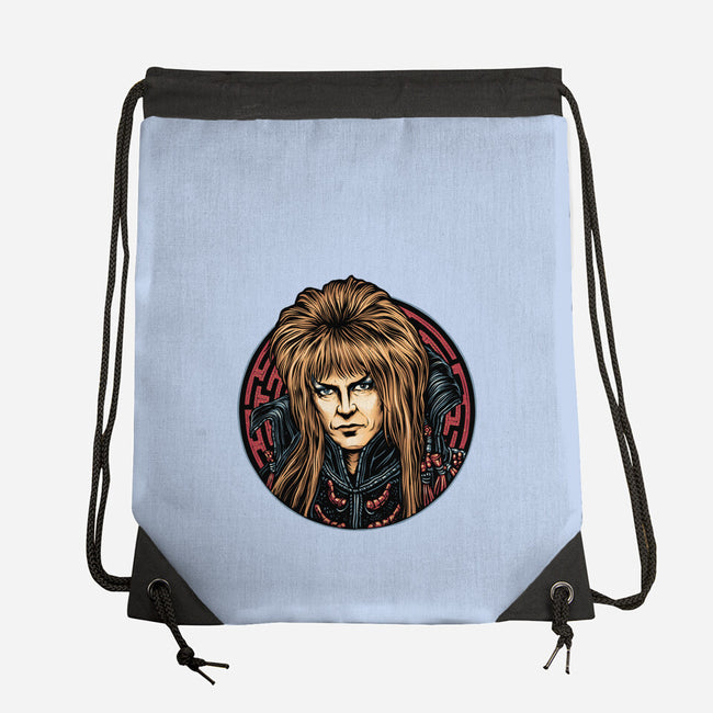 King Of The Maze-None-Drawstring-Bag-glitchygorilla