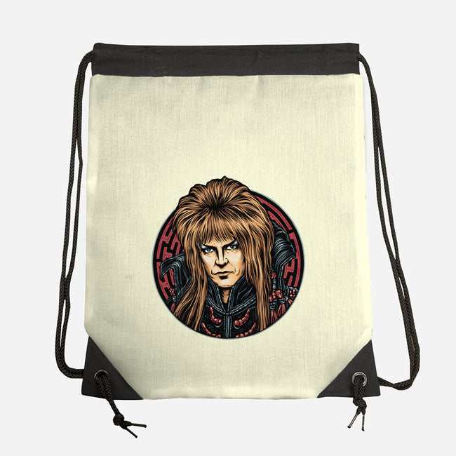 King Of The Maze-None-Drawstring-Bag-glitchygorilla