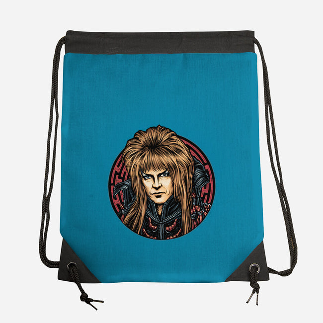 King Of The Maze-None-Drawstring-Bag-glitchygorilla