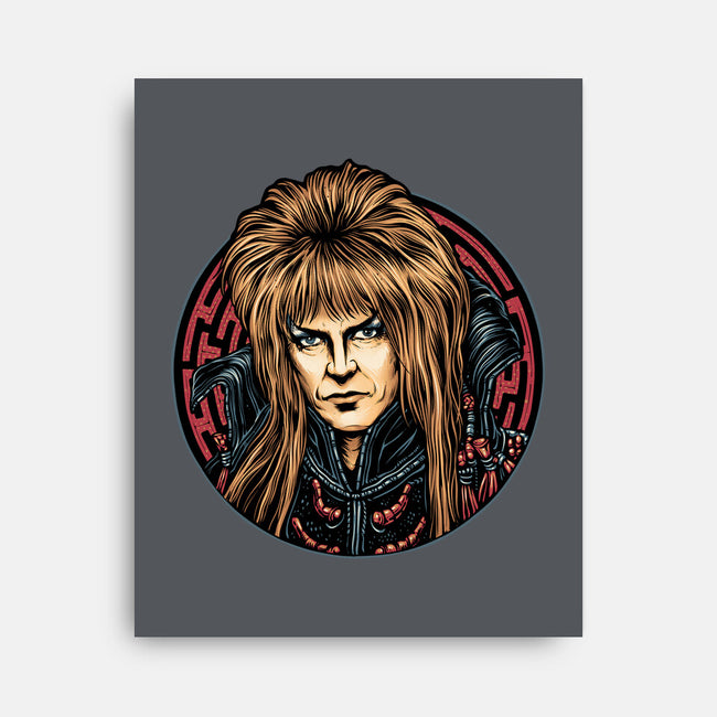 King Of The Maze-None-Stretched-Canvas-glitchygorilla