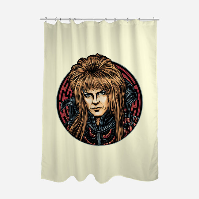 King Of The Maze-None-Polyester-Shower Curtain-glitchygorilla