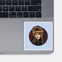 King Of The Maze-None-Glossy-Sticker-glitchygorilla