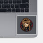 King Of The Maze-None-Glossy-Sticker-glitchygorilla