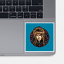 King Of The Maze-None-Glossy-Sticker-glitchygorilla