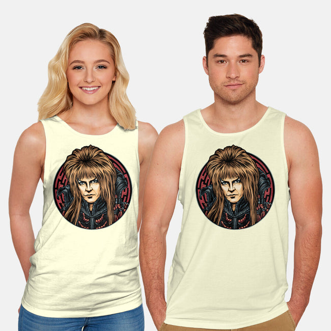 King Of The Maze-Unisex-Basic-Tank-glitchygorilla