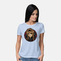 King Of The Maze-Womens-Basic-Tee-glitchygorilla