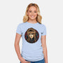 King Of The Maze-Womens-Fitted-Tee-glitchygorilla