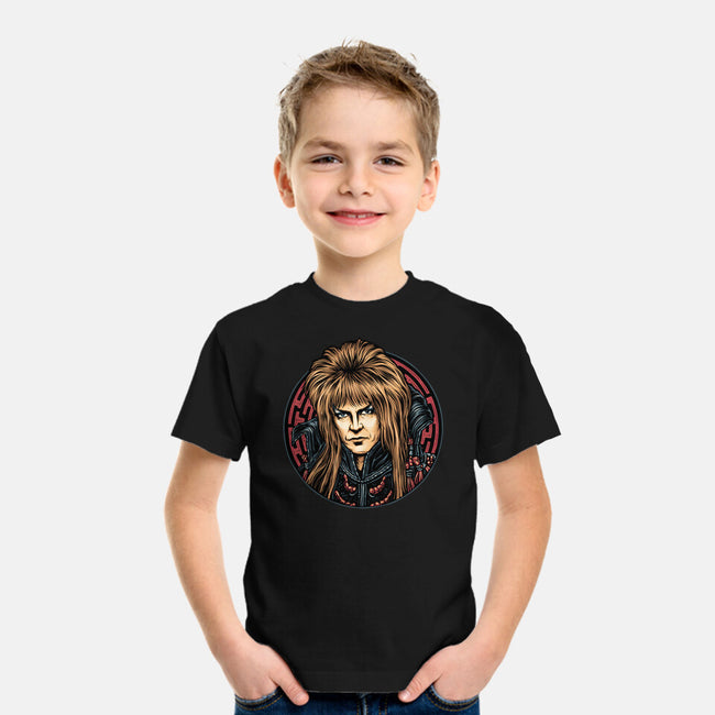 King Of The Maze-Youth-Basic-Tee-glitchygorilla