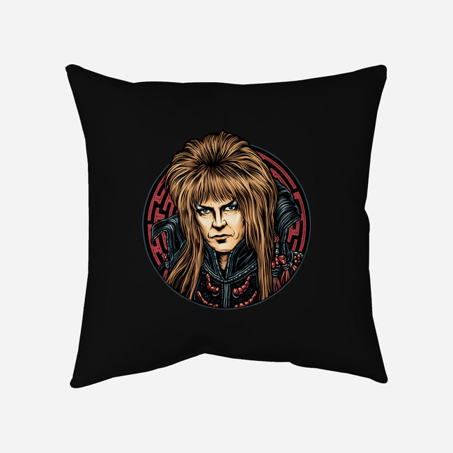 King Of The Maze-None-Removable Cover w Insert-Throw Pillow-glitchygorilla