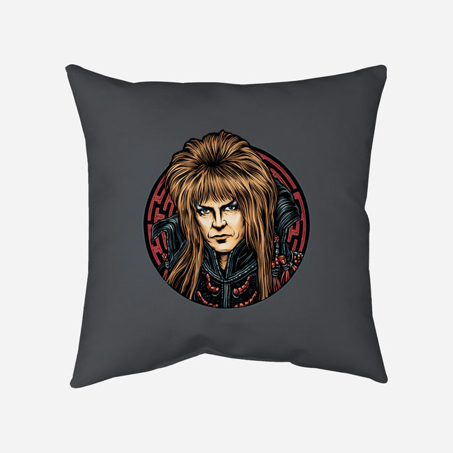 King Of The Maze-None-Removable Cover w Insert-Throw Pillow-glitchygorilla