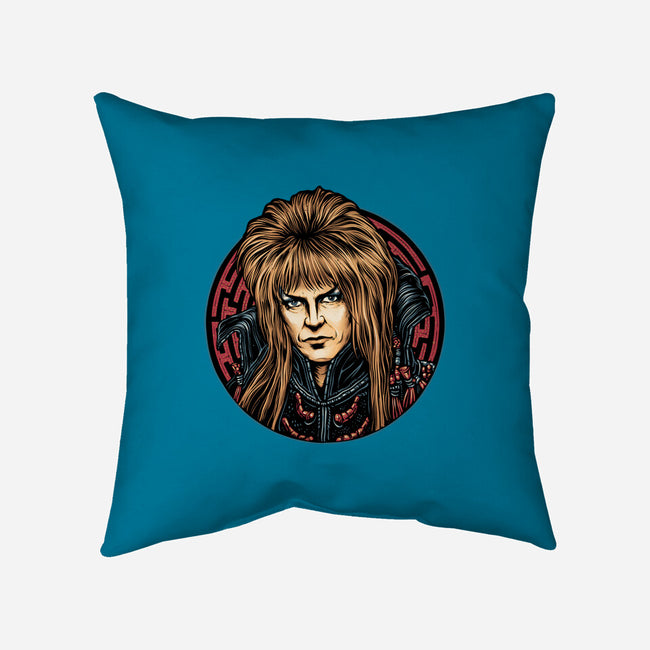 King Of The Maze-None-Removable Cover w Insert-Throw Pillow-glitchygorilla