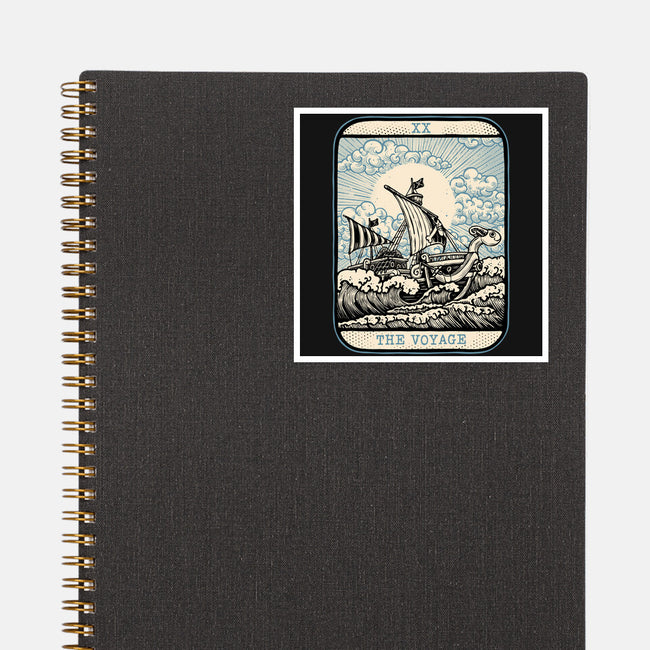 The Voyage-None-Glossy-Sticker-glitchygorilla