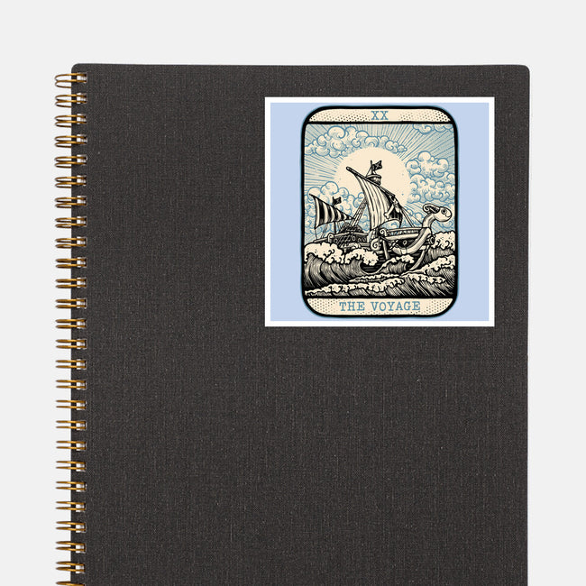 The Voyage-None-Glossy-Sticker-glitchygorilla