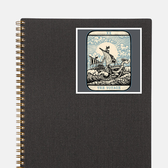 The Voyage-None-Glossy-Sticker-glitchygorilla