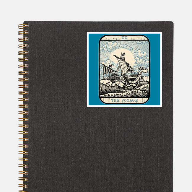 The Voyage-None-Glossy-Sticker-glitchygorilla