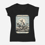 The Voyage-Womens-V-Neck-Tee-glitchygorilla
