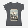 The Voyage-Womens-V-Neck-Tee-glitchygorilla